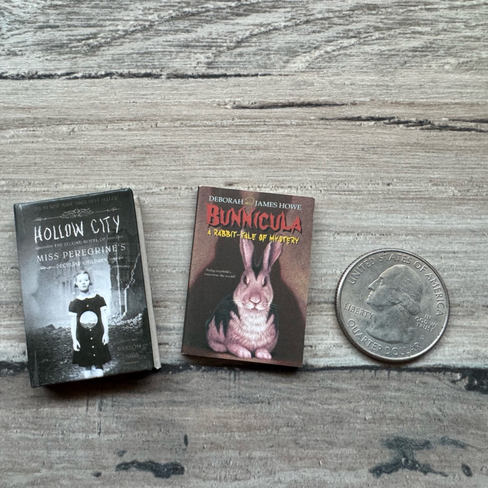 Mini Brands Books by Zuru Hollow City & Bunnicula set